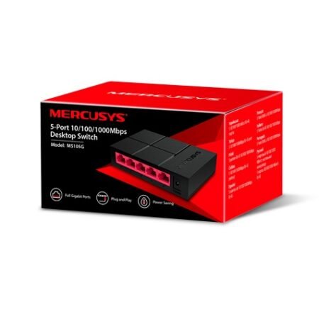 Mercusys 5-Port 10/100/1000mbps Ms105g