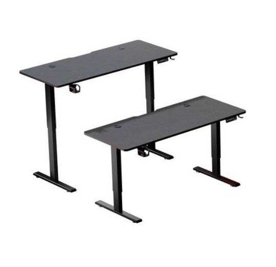p64 Mesa de Escritorio Gaming P-64-UD Ajustable 73-118cm Back + Cup Holder - Imagen 1
