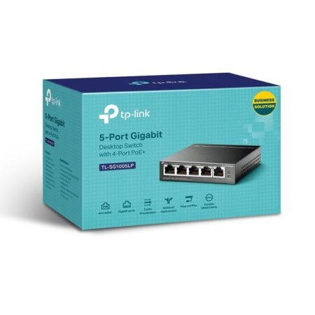 TP-Link 5-Port GigaBit Desktop PoE+ Switch TL-SG1005LP