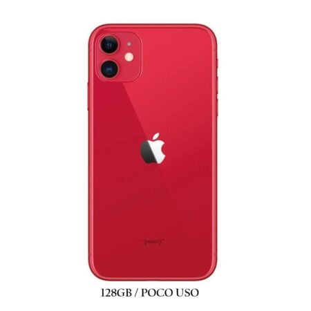 iPhone 11 Rojo Poco Uso 128 GB 91%