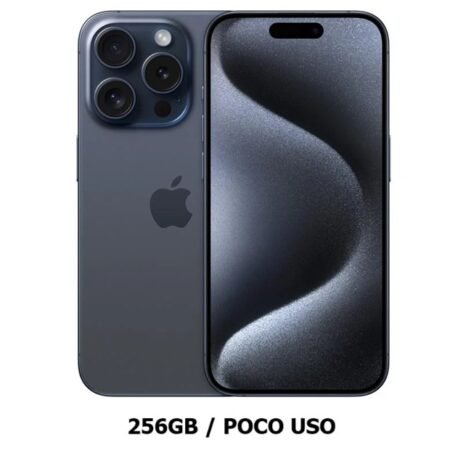 iPhone 15 Pro Max 256GB Azul Poco Uso 89% Chip