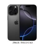 iPhone 16 Pro Max 256GB Black Poco Uso Chip 91%