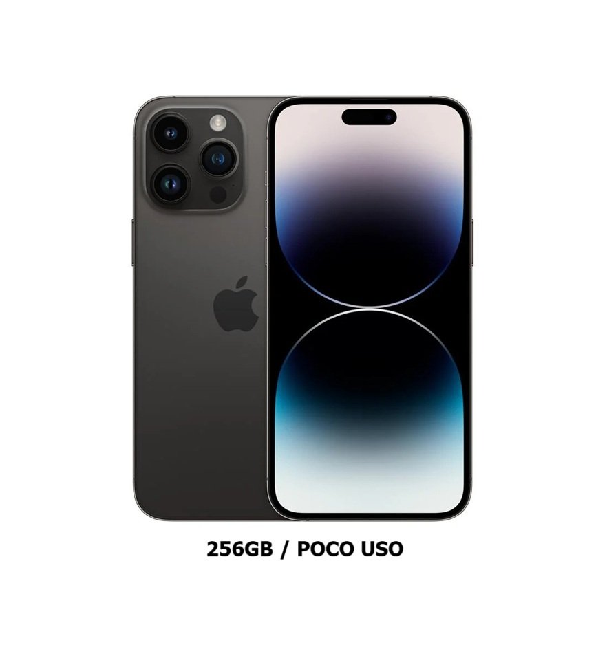 5322 iPhone 14 Pro 256GB Black Poco Uso 94% Chip - Imagen 1
