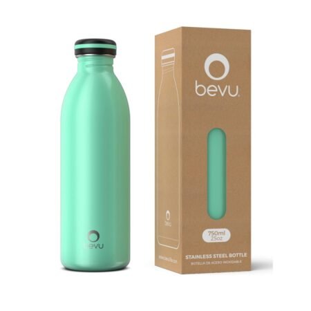 Bevu Stainless Steel Bottle 750ml 25oz Mint