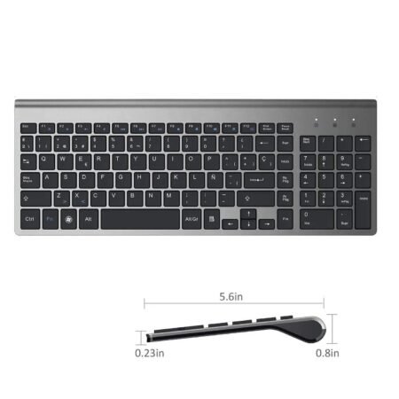 Jequang Wireless Keyboardwith Trackpad JB-386
