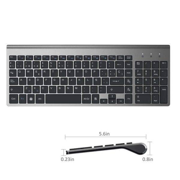 Jequang Wireless Keyboardwith Trackpad JB-386