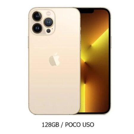 iPhone 13 Pro Max 128GB Gold Poco Uso 97% Chip