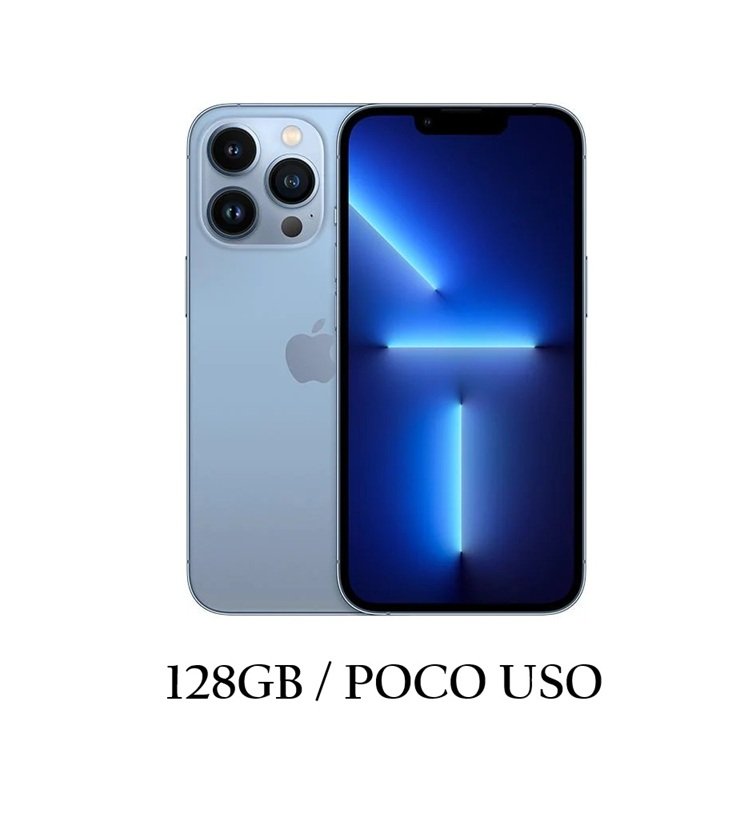 13 pro aZUL iPhone 13 Pro Azul 128GB Poco Uso 100% Chip - Imagen 1