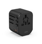 WiWu WI-UA002 Universal Power Adapter  2 USB 2 Type-C Black