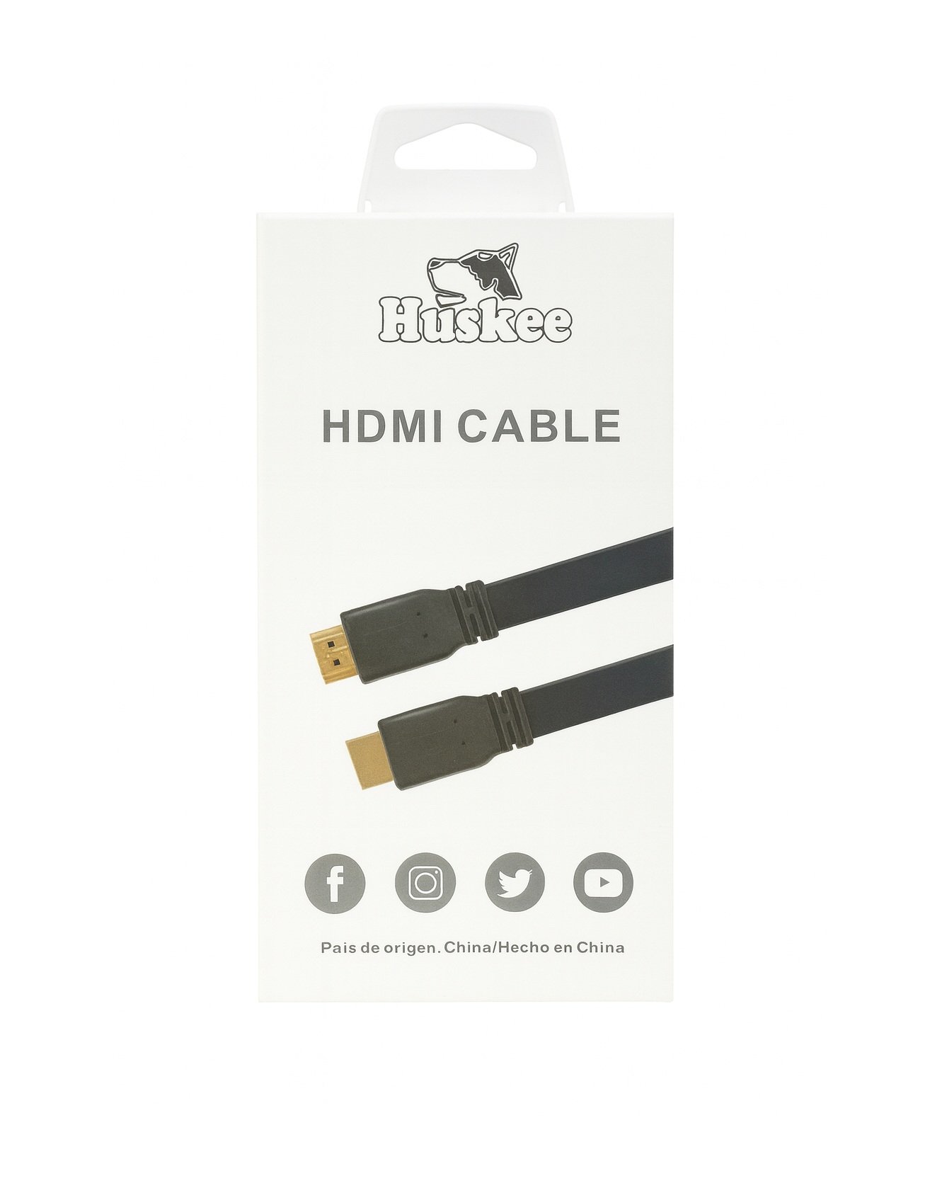 huskee hdmi Huskee HDMI HD H141 Cable 2M - Imagen 1