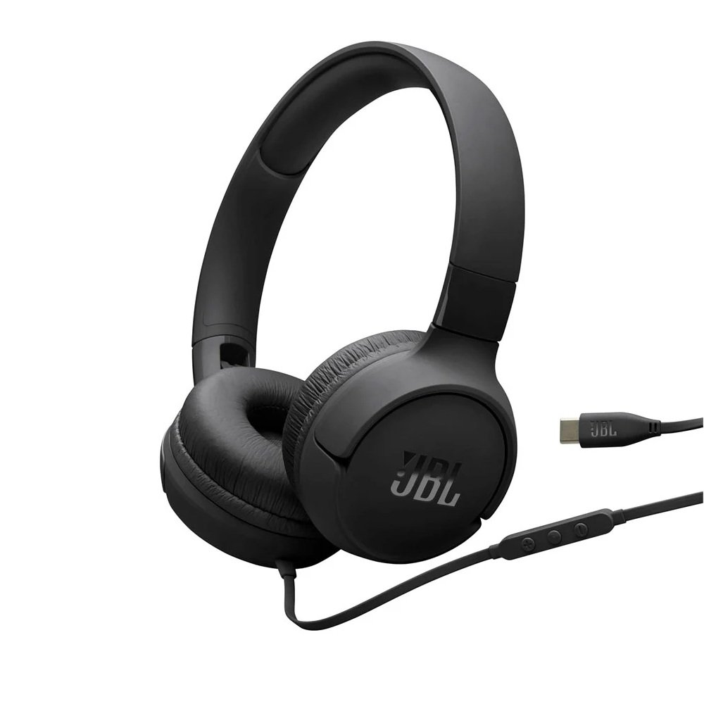 2285 JBL Tune 520C USB-C Hi-Res Audio Black - Imagen 1