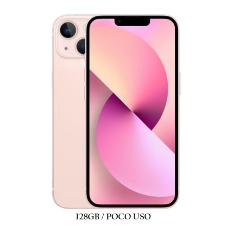 iPhone 13 128GB Pink Poco Uso Chip Bateria Cambiada