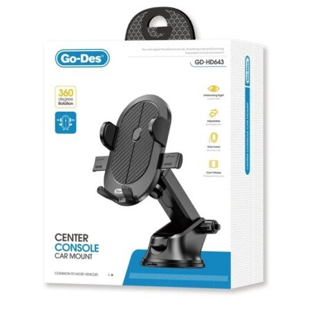 Go-Des GD-HD643 Center Console Car Mount