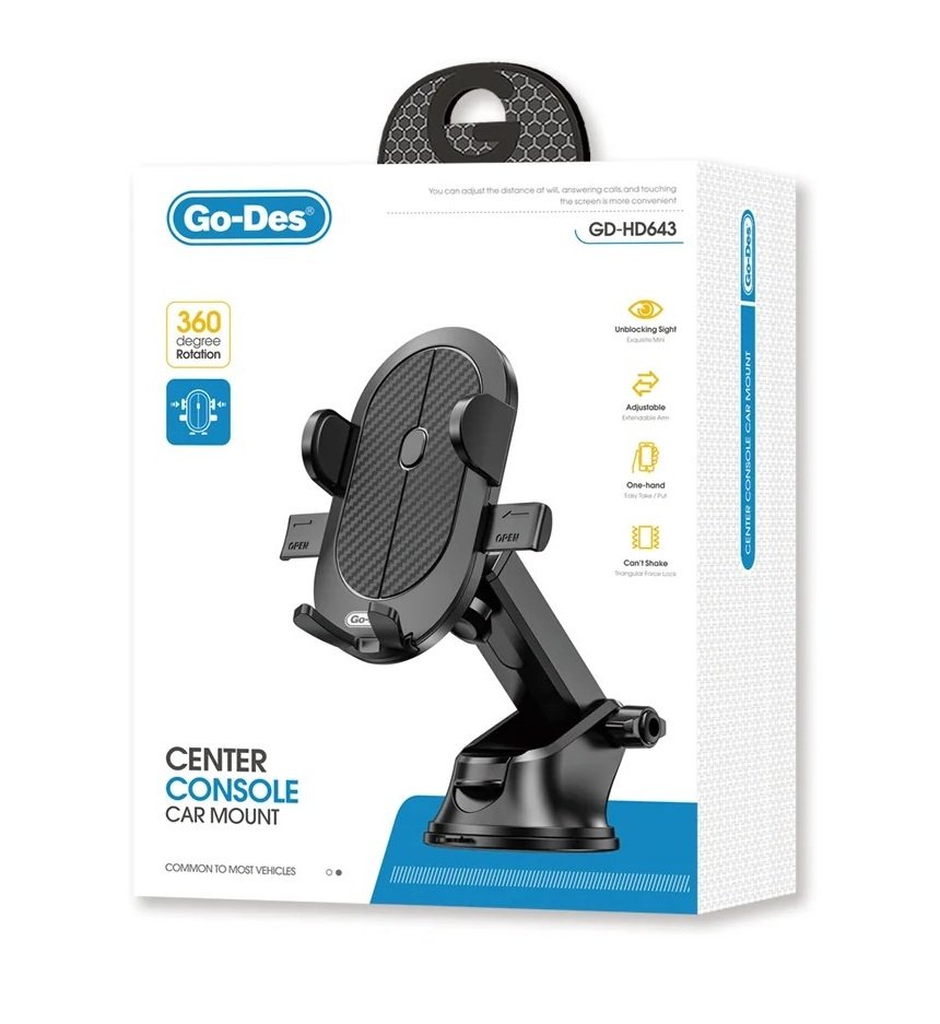 hd643 Go-Des GD-HD643 Center Console Car Mount - Imagen 1