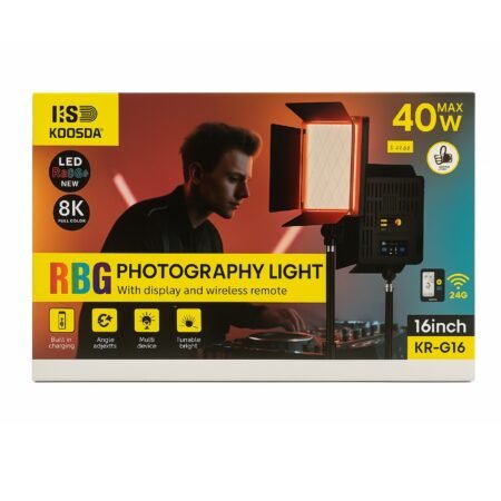 Koosda RGB Photography Light 40W MAX KR-G16