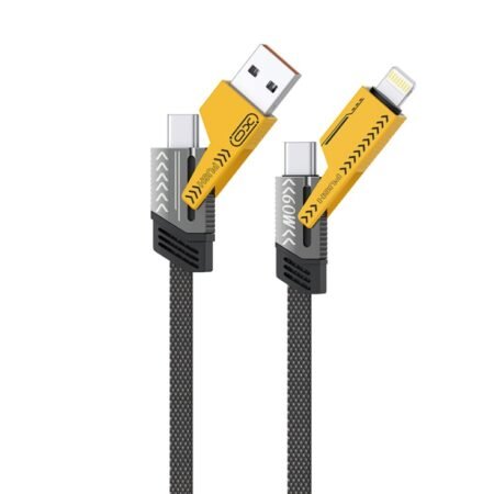 4 en 1 Braided Charging Data Cable 60w XO-NB283