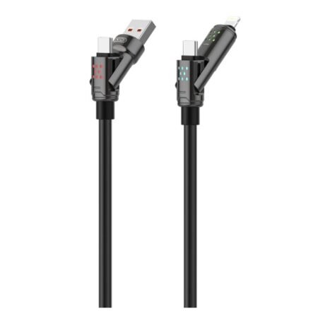 4 en 1 Light Display Metal Charging Cable XO-NB295