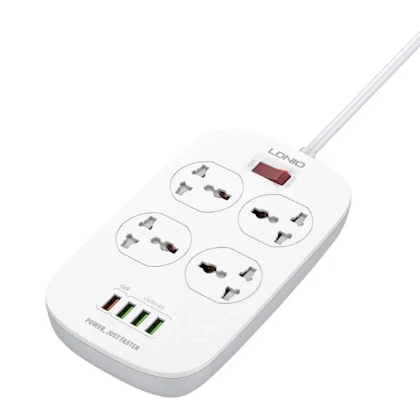 LDNIO 4 Power Socket Defender Series 2500W SC4407