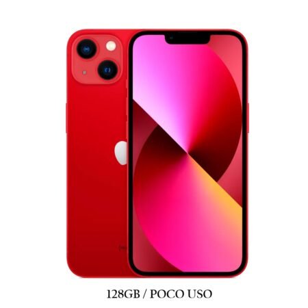 iPhone 13 128GB Red Poco Uso Chip 94%
