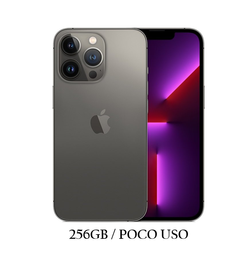 13 PRO MAX PANAMA iPhone 13 Pro Max 256GB Graphite Poco Uso 77% Chip - Imagen 1