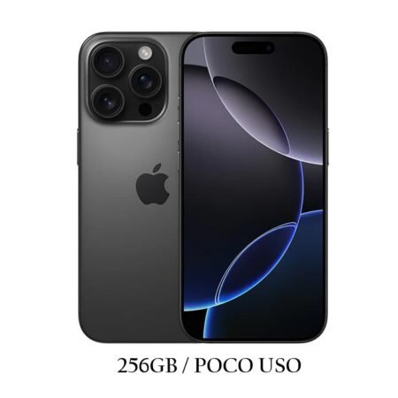 iPhone 16 Pro 256GB Black Poco Uso 100% ESIM