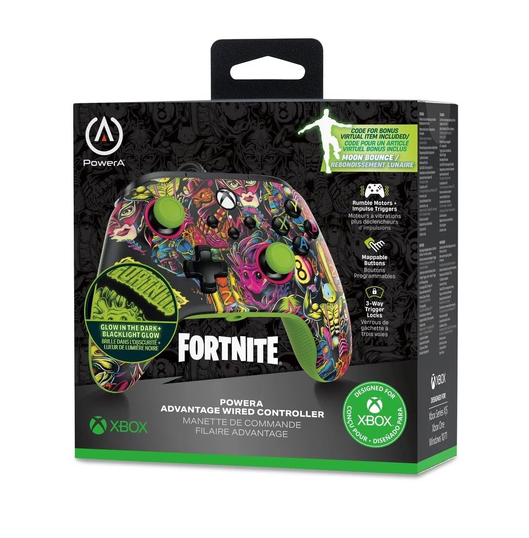 6719 Fortnite Advantage Wired Controller Xbox PowerA - Imagen 1