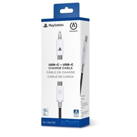 USB-C - USB-C Cable de Cargar PlayStation 10ft 3m PowerA