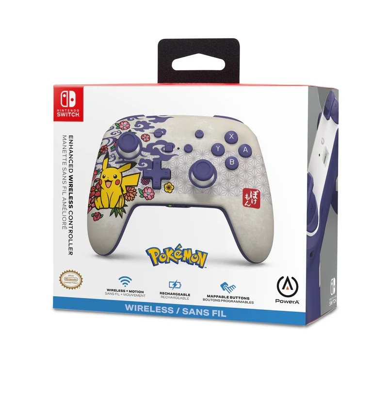 8512 Control Nintendo Pokemon Wireless Sans Fil WlC001 - Imagen 1