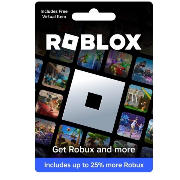 Gift Card Tarjeta de Regalo Roblox (Codigo Digital)