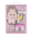 Audifono + Peluche LaBUBU Rosado AH-101
