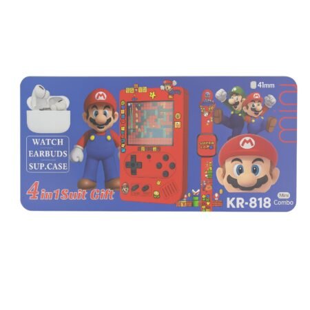 Combo Watch + Earbuds + Sup KR-818 Super Mario