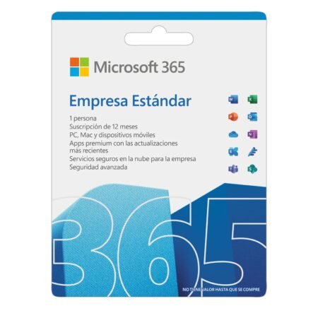 Microsoft 365 Empresa Estándar 1 usuario | Suscripción 12 meses para PC, Mac y móvil