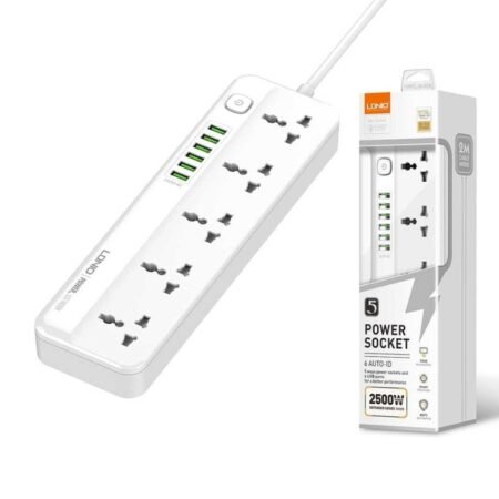 LDNIO Power Socket 6 Auto-ID 2500W Defender SC5614