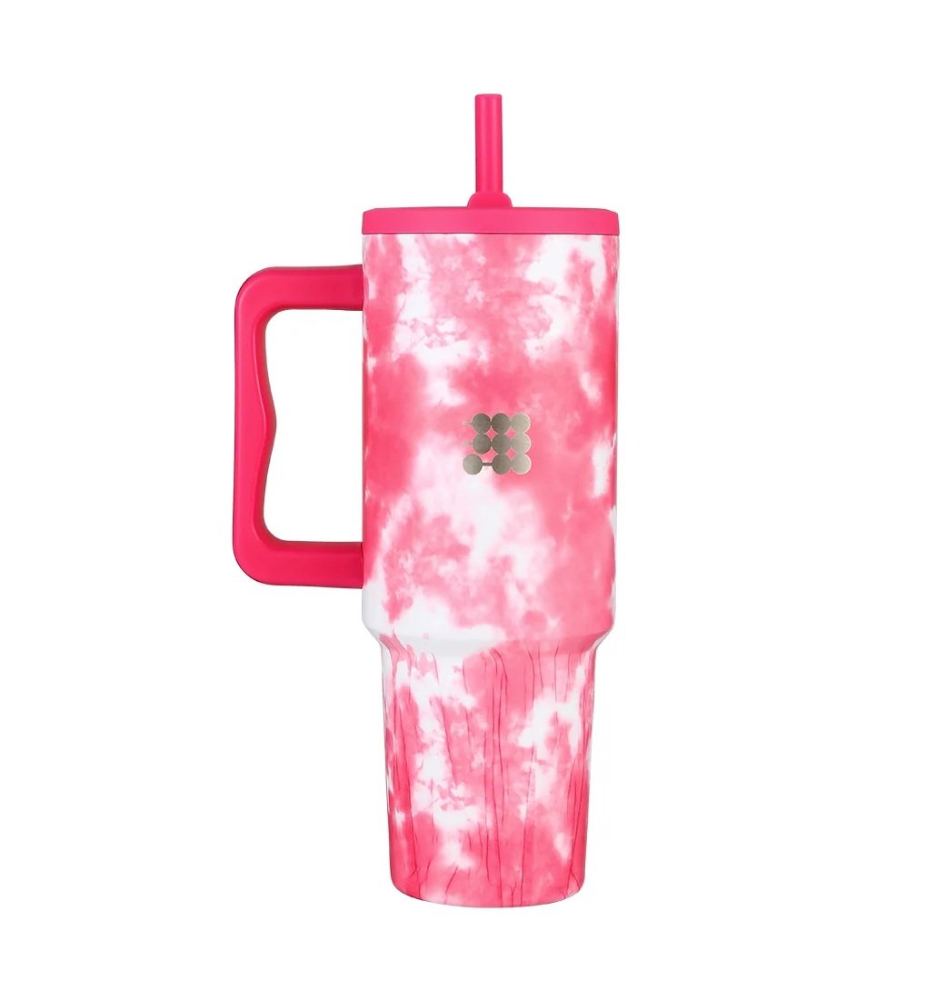 tumbler pink Tumbler 40oz Tie Die Fuxia CT-TUMB5FTD - Imagen 1