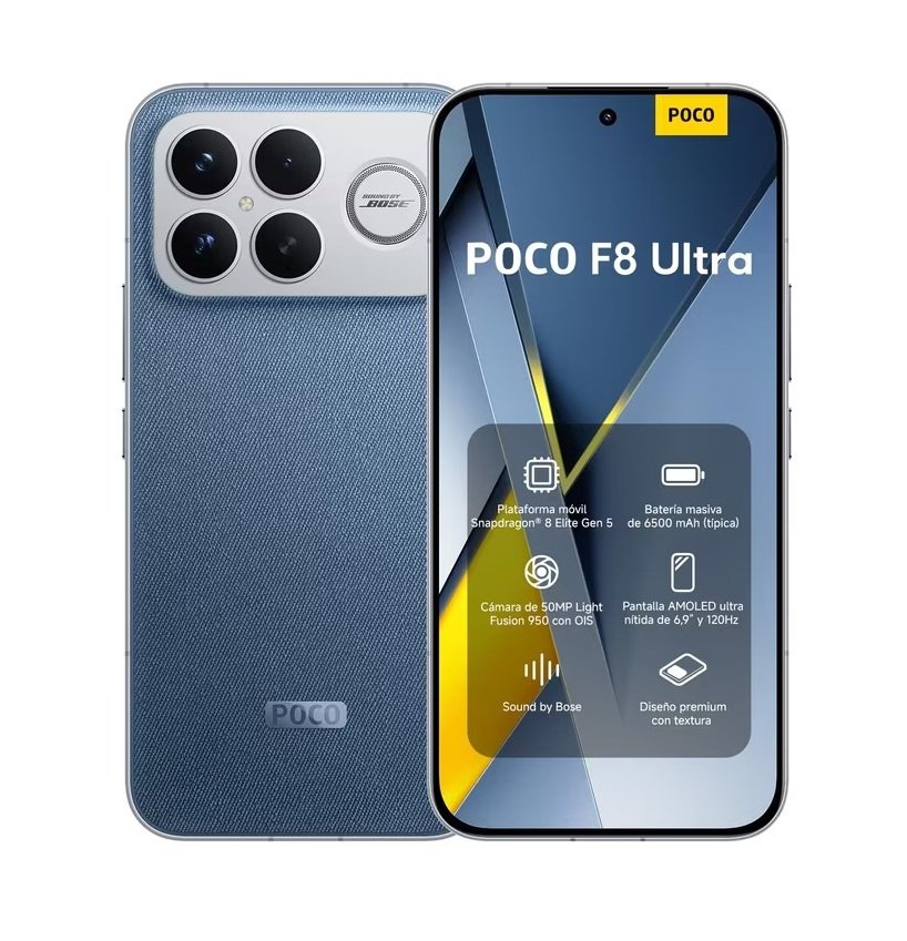 f8 ultra azul Poco F8 Ultra 16GB 512GB Denim Blue - Imagen 1