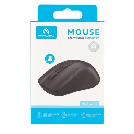Mouse 2.4G Wireless Conneciton Soft Click Silence Button MOS-W017