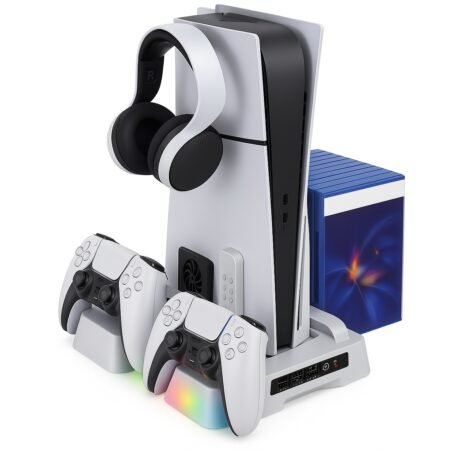 Cooling Stand With Dual Controller Charger PS5 fat y Slim NG-P5235X-01OB