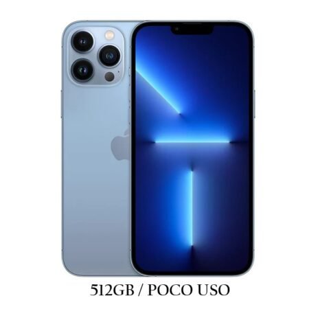 iPhone 13 Pro Max 512GB Blue Poco Uso 93% Chip