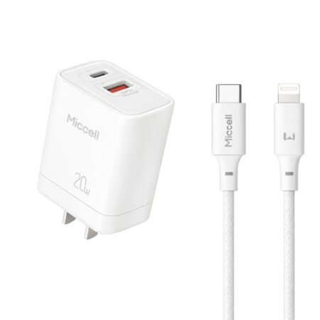 Fast Charger 20W USB A + USB C High Efficiency VQ-T13