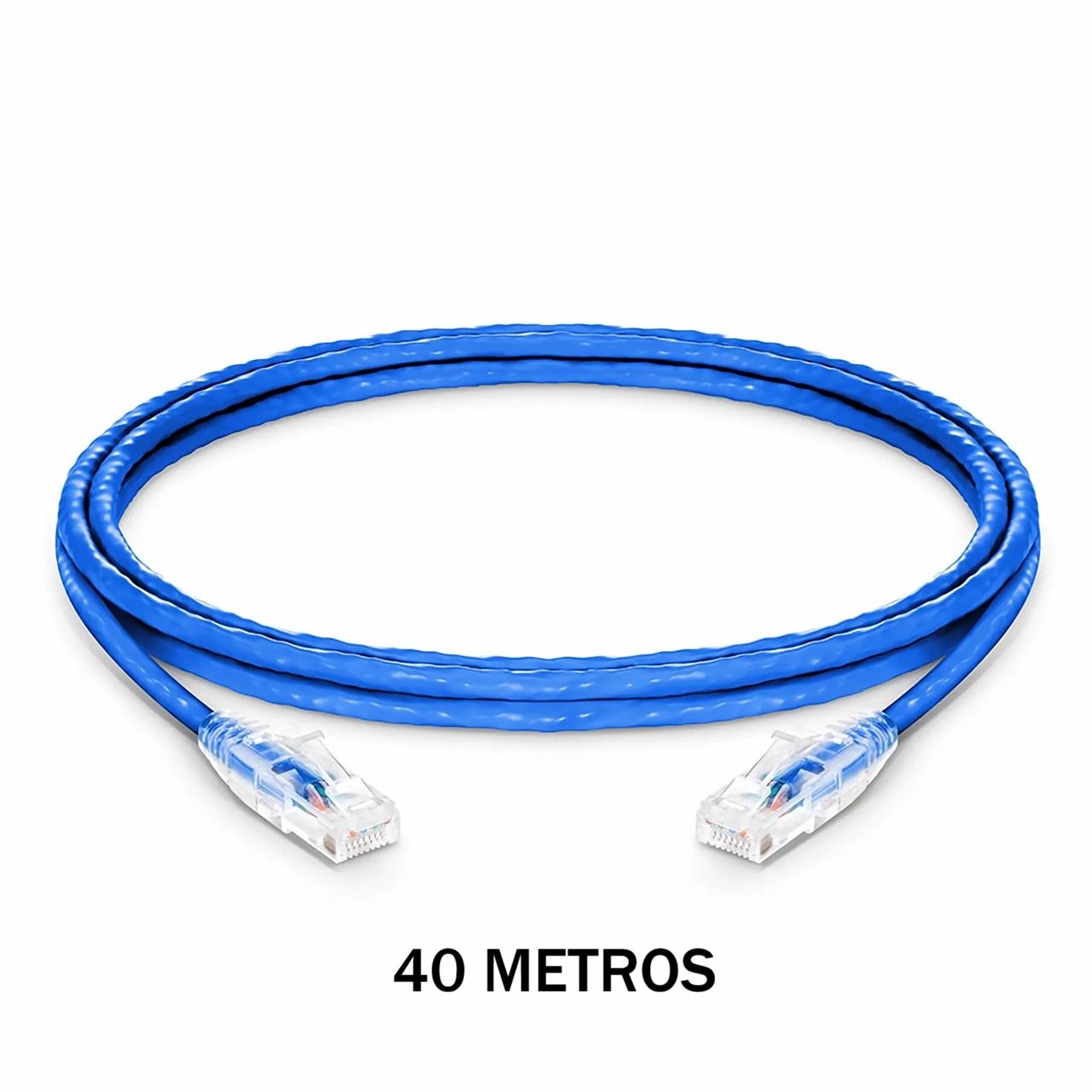 RED 40M Cable de Red 40 Metros Azul CAT 6 Network Cable DSY-9501-40M - Imagen 1