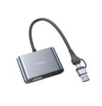 Yesido USB-A/USB-C to HDMI/VGA Screen Splitter Adapter
