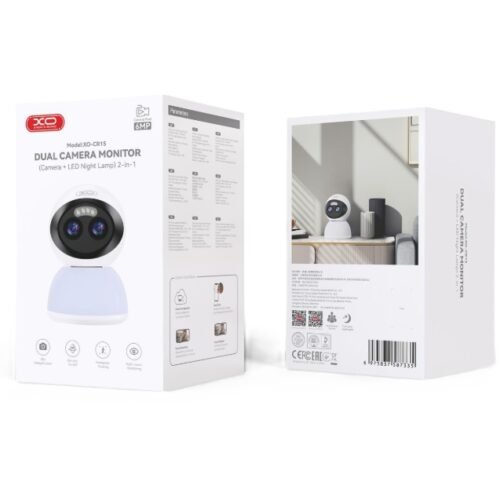 Dual Camera Monitor XO-CR15 Camera + Led Night 2 en 1 6MP