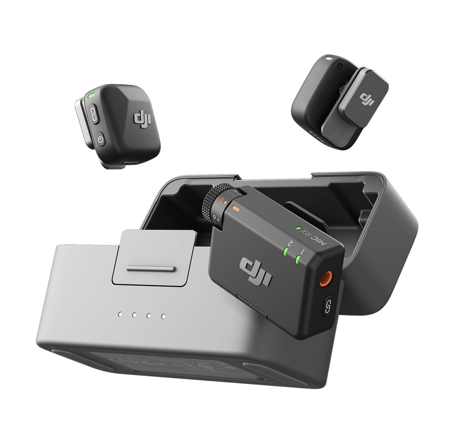 DJI Mic Mini 2 TX + 1 RX + Charging Case Wireless Lavalier