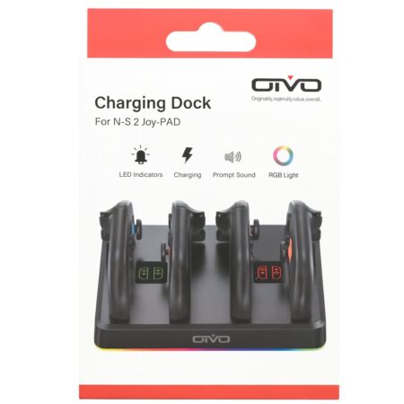 Charging Dock para Nintendo Switch 2 JOY-PAD IV-SW224