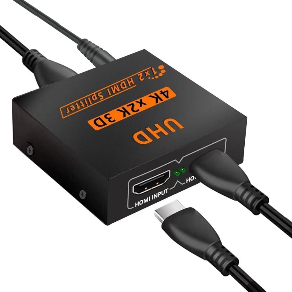 splitter UHD 4Kx2K 3D 1X2 Hdmi Splitter - Imagen 1