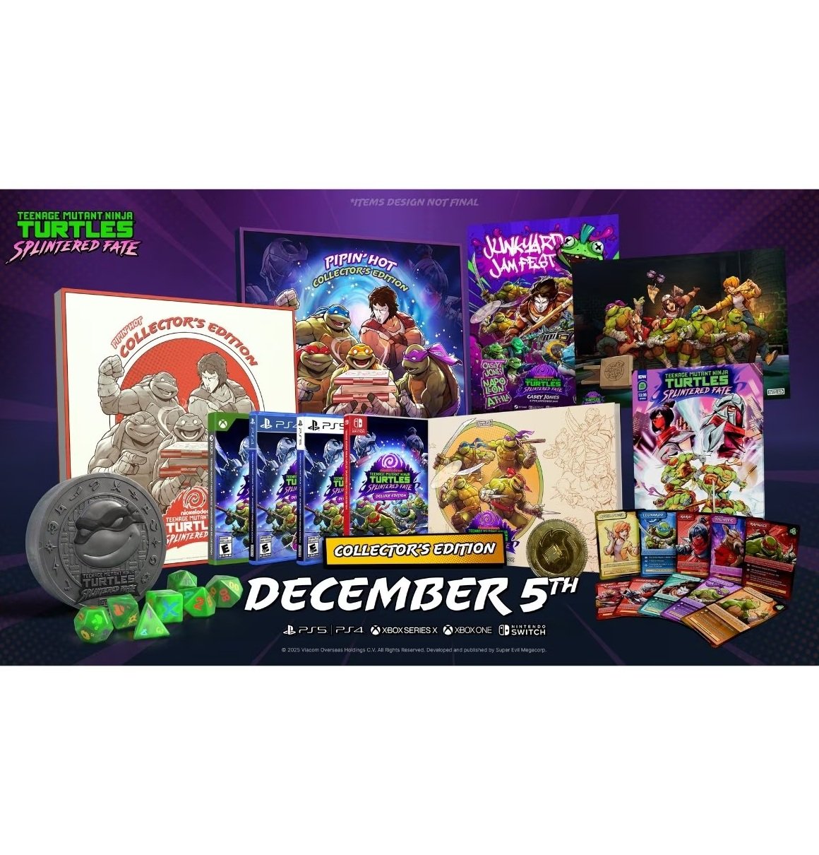 turtle TMNT Splintered Fate Pipin Hot Collectors Edition - Imagen 1