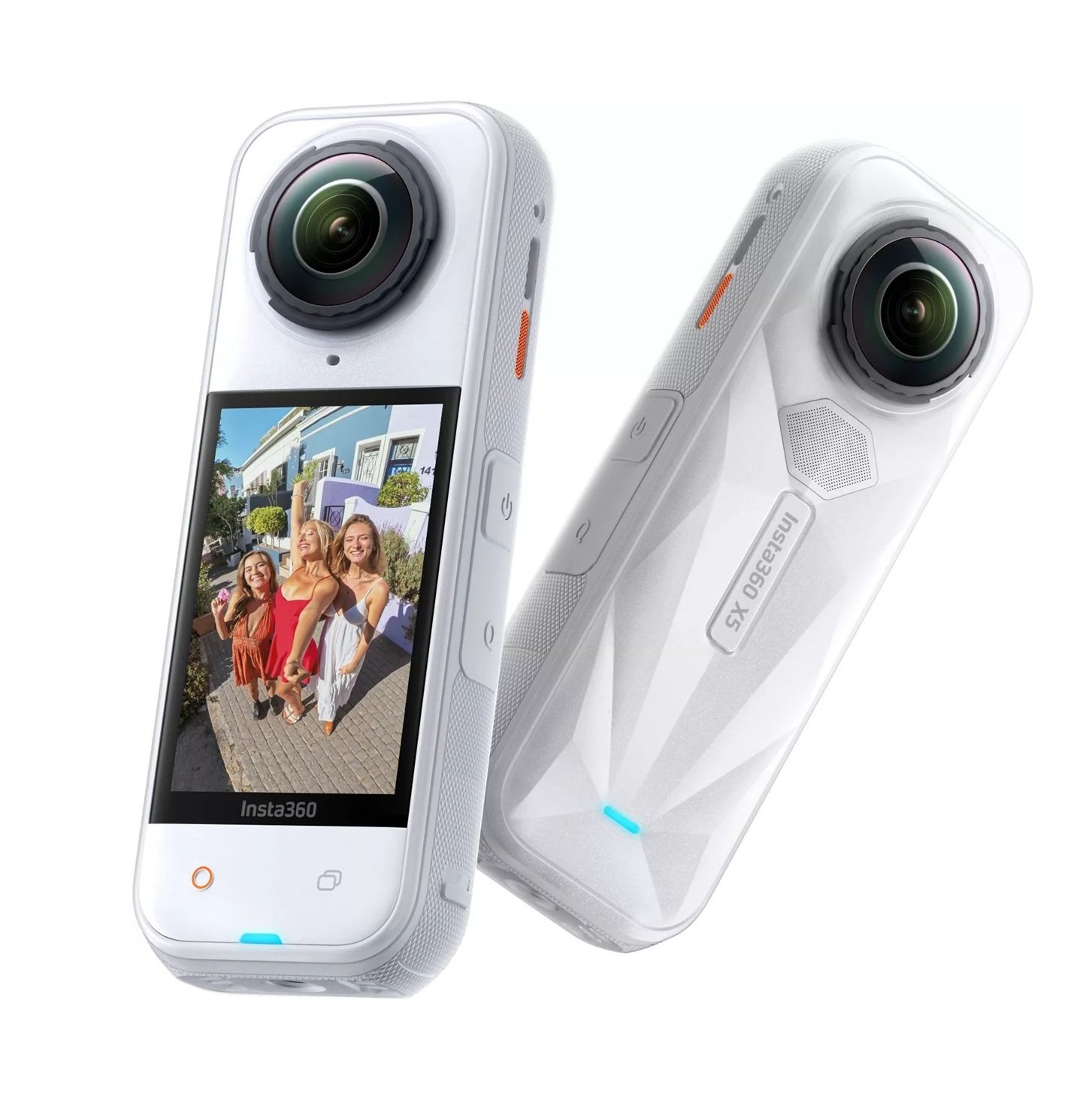 x5 whit Insta360 X5 8K Action Cam Satin White - Imagen 1