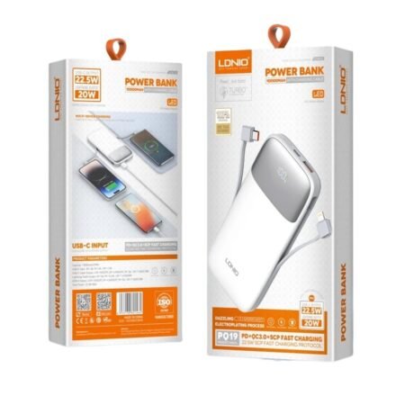 Power Bank con Cable 10000mAh PQ19