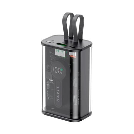 Power Bank With Cable PD94 10000mAh HVPWB-PB04-BK
