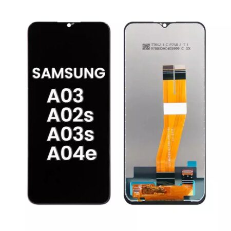 Pantalla Para Samsung A02S / A03 / A03S ORI Flexible Amarillo Negro + Instalacion